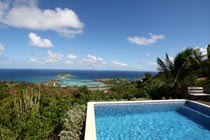 High on the hill, a beautiful location, property in St Barths of St Barth Realty